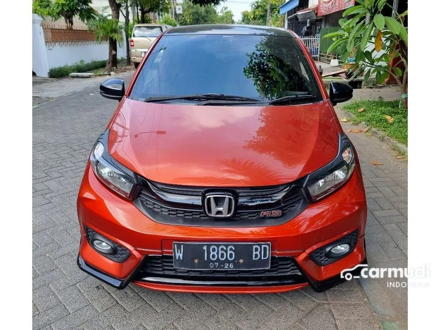 Jual Mobil Honda Brio 2021 RS 1.2 di Jawa Timur Automatic Hatchback Orange Rp 189.000.000