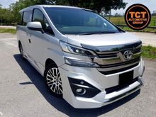 2017 Toyota Vellfire 2.5 ZG SUNROOF MOONROOF PILOT SEAT POWER BOOT 20K LOW MILEAGE MPV