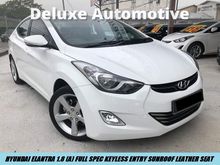 2014 Hyundai Elantra 1.8 Premium Full Spec Sunroof Keyless Leather Seat Lady Owner Low Mileage