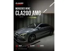 2018 Mercedes-Benz CLA200 1.6 AMG Coupe Grey on Black Abu-abu Abu Mercy CLA 200
