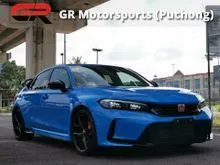 2023 Honda Civic 2.0 Type R Hatchback / FREE 5Y WARRANTY / GRADE 5A UNREG UNIT / FREE GIFTS TINTED POLISH / HONDA SENSING / RARE BLUE COLOR