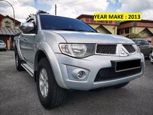 2013 Mitsubishi Triton 2.5 VGT (A) 1 OWNER - NEVER OFF ROAD - VGT ENJIN - LOW MILEAGE - ORIGINAL PAINT - TIP TOP CONDITION - VIEW TO BELIEVE....