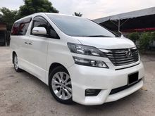 2010 Toyota Vellfire 2.4 Z MPV Luxury Push Start Engine Power Door 1 Owner TipTop Conditions