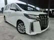 Recon 2021 Toyota Alphard 2.5 SA Type Gold 3LED Sun Roof PCS LTA Display Audio P/Boot Unregister - Cars for sale