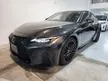 Recon 2021 Lexus IS300 F SPORT Mode Black 2.0L (A) REDLEATHER 360CAM SUNROOF BBSRIMS
