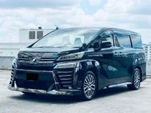 2017 Toyota Vellfire 2.5 ZG MPV Facelift 58K KM Pilot Seat Android CarPlay PowerBoot Pre Crash Auto Cruise
