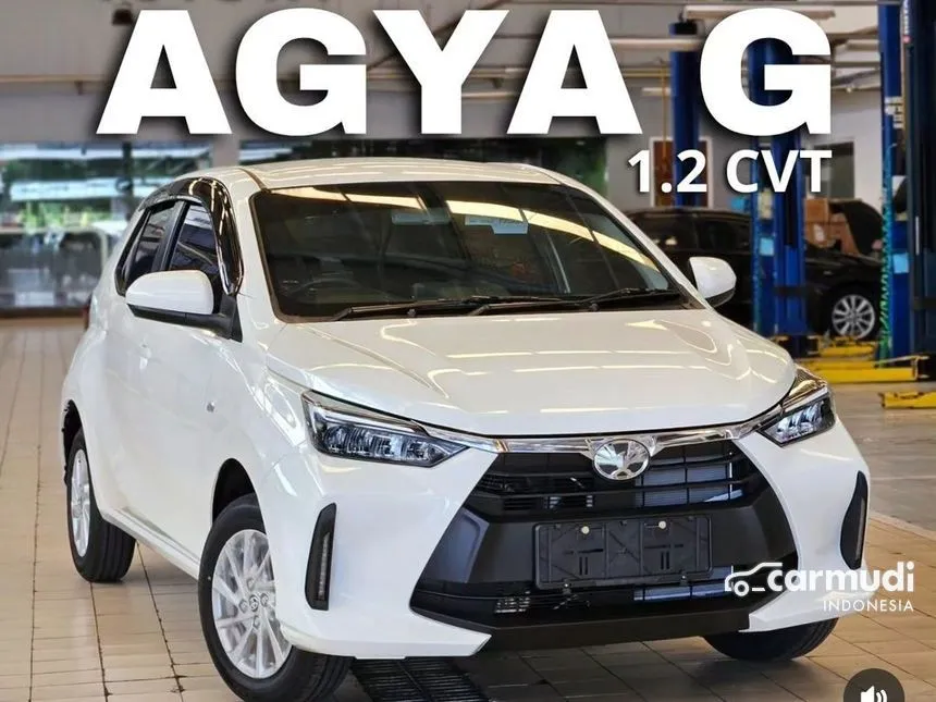Jual Mobil Toyota Agya 2024 G 1.2 di Jawa Barat Automatic Hatchback Putih Rp 184.450.000