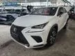 Recon 2020 Lexus NX300 2.0 F Sport Sunroof 3 LED Headlight Red Leather Seats High Grade 4.5/5 Good Condition car 5 Years Warranty Unregistered