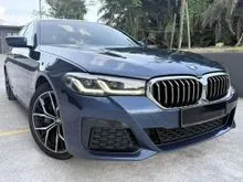 2022 BMW 530e 2.0 M Sport Sedan WARRANTY BY BMW MALAYSIA FAST/LO LOW MILIGE ONLY 49K MILL ONLY