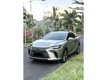 2023 Lexus RX 350h 2.5 Luxury SUV Sonic Titanium on White Odo 59 Rb (TERMURAH)