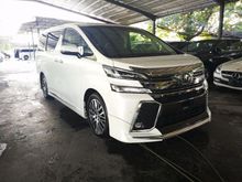 2016 Toyota Vellfire 2.5 ZG FULL SPEC