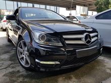 2013 Mercedes-Benz C180 1.8 AMG Coupe Black Recond