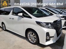 2017 Toyota Alphard 2.5 Type Gold Power Boot Surround Camera Theatre Unregistered 0% GST PRICE