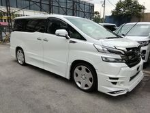 TOYOTA VELLFIRE ZAG 3.5L UNREGISTER 2016 JAPAN SPEC FULL LEATHER TRD BODYKIT