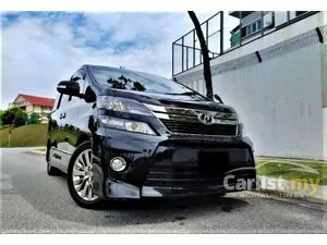 2014 Toyota Vellfire 2.4 Z Golden Eyes MPV  1 OWNER DATOK / FULL SERVICE RECORD / LOW MILEAGE 50KM / ORIGINAL CONDITION