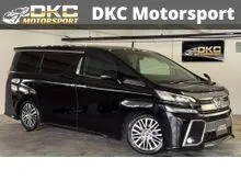 2016 Toyota Vellfire 2.5 ZG MPV / Free Warranty /Free Tinted /Pilot Seat/Original  ALLOY Rims/NEW Android Player/PM for Special Price
