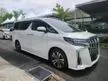 Recon 2020 Toyota Alphard 2.5 G SC MPV LOW MILEAGE UNREG