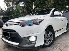YR MADE 2015 Toyota Vios 1.5 (A) TRD Sportivo Full Service 32K KM Like New Car 1 Owner Car King Condition