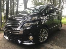 2014 Toyota Vellfire 2.4 Z Golden Eyes MPV**LIFT UP SEAT**ALPINE SURROUND SOUND SYSTEM**PREMIUM WARRANTY**