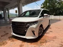 2025 Toyota Alphard 2.5 Z MPV GRADE 6A (BRAND NEW CONDITION) FULLY LOADED BEST OFFER IN TOWN 5 YEARS WARRANTY