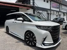 2024 Toyota Alphard 2.5 Executive Lounge GRADE 5A FULLY HIGH SPEC SIDE STEP ROOF HUD DIM MDLS BODYKIT 360CAM ROOF MINOTOR