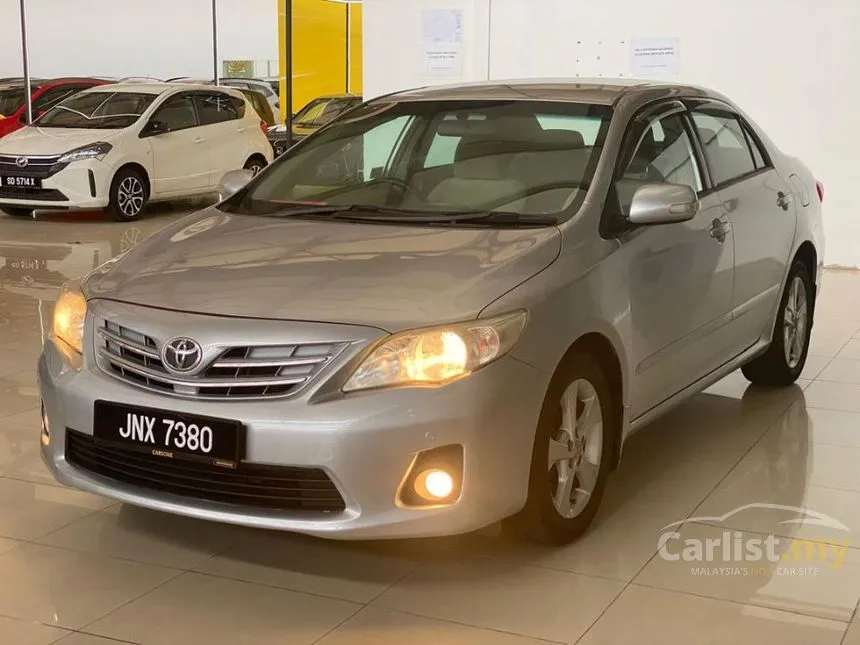 2012 Toyota Corolla Altis E Sedan