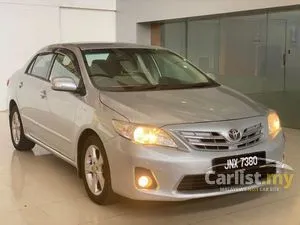 2012 Toyota Corolla Altis 1.8 E Sedan