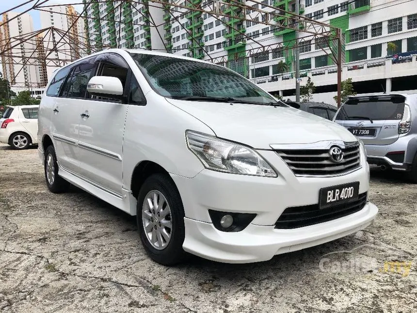 Used 2012 Toyota Innova 2.0 G (A) Bodykit Leather Seat Android Player ...