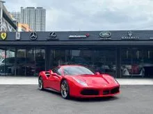 DIRECT OWNER 2019 Ferrari 488 3.9 GTB Rosso Corsa,24k km,Comfort Seat,Beige Interior,Carbon Interior,Carbon Steering,Suspension Lifter,Reverse Camera