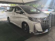 2020 Toyota Alphard 2.5 SC,FULLY LOADED, SUNROOF, MOONROOF,JBL SPEAKER,4 CAMERA,DIM,PRE CRASH,LANE ASSIST,GRADE A,2020 UNREGISTER,