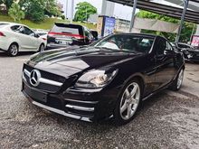MERCEDES BENZ SLK200 2.0 AMG LINE RED SAFETUY BELT PANORAMIC ROOF 2016 UNREG FREE GMR WARRANTY