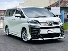 2019 Toyota Vellfire 2.5 FACELIFT HIGH SPEC PANORAMIC SUNROOF WITH MODELISTAR STYLE WITH WARRANTY 1 YEAR
