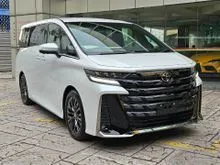 2025 Toyota Vellfire 2.4 Z [2600KM, 6AA, NEW CAR CONDITION, HIGH SPEC]