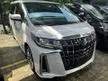 Recon 2018 Toyota Alphard 2.5 SC White ***New Facelift*** Low Mileage ***Like New ***High Loan***