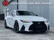 Recon 2022 Lexus IS300 2.0 F Sport SUNROOF 4CAM WHITE LEATHER 5A 6K KM