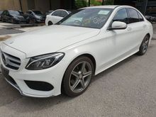 MERCEDES BENZ C180 AMG SPORT NEW FACE LIFT 1.6L UNREGISTER 2014 JAPAN SPEC