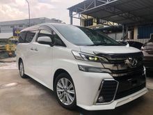 2016 Toyota Vellfire 2.5 Z EDITION LEATHER SEAT INTERESTED DIAL 011-2111 3500