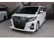 Recon CNY SALES 2017 TOYOTA ALPHARD 2.5 SA PACKAGE UNREG SR 2PD READY STOCK UNIT FAST APPROVAL