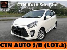 2015 PERODUA AXIA 1.0 (A) ADVANCE LEATHER SEAT NAVIGATION GPS USB DVD PLAYER FULL BODYKIT UNDER WARANTY FULL SERVICE RECORD 20000KM