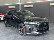 2023 Lexus RX 350 2.4 F Sport PANROOF RED LEATHER ORANGE CALLIPER DIM BSM HUD 360 CAMERA REAR DIGITAL AIRCOND POWER BOOT PADDLE SHIFT