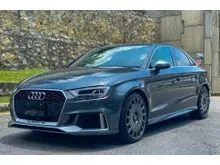 2018 Audi RS3 2.5 Sedan JPN SPEC COBRA SEAT B&O 19INCH OZ RACING RIM 400HP CARBON PACK