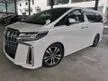 Recon 2020 Toyota Alphard 2.5 G S C Package MPV (SUNROOF. DIM. BSM.) fi