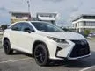Recon 2019 Lexus RX300 2.0 Black Sequence Unregistered READY STOCK 12k km Only Super Low Mileage Good Spec