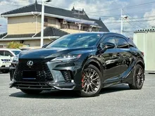 READY IMPORT 2023 Lexus RX 500h 2.4 F Sport SUV with TRD BodyKit, EXART Muffler, Optional 21Inch Rim, Orange Caliper - INCOMING STOCK