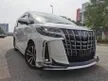 Recon 2019 Toyota Alphard 2.5 G S C Package MPV SC SURROUND CAM, 4CAM, FULL SPEC , ANDROID PLAYER , DIM , BSM , 3LED, FULL MODELLISTA BODYKIT UNREG.. - Cars for sale