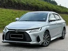 2025 Toyota Vios 1.5 G Sedan 14k km, OTR Price, Low Mileage, Full Service Record, Warranty 2030, Like New Condition, No Accident