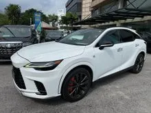 OFFER 2023 Lexus RX 350 2.4 F Sport AWD Black Leather Seats Unreg Recond