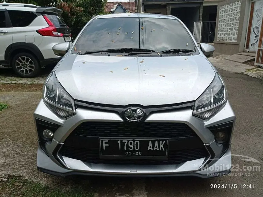 Jual Mobil Toyota Agya 2021 GR Sport 1.2 di Jawa Barat Automatic Hatchback Silver Rp 140.000.000