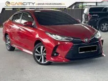 2022 Toyota Vios 1.5 E Sedan WARRANTY FULL SERVICE LED DAYLIGHTS 360 CAMERA