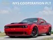 Recon 2021 Dodge Challenger SRT HellCat Red Eye 6.2 Coupe V8 Supercharge Unregistered Top Speed 327 Km/h 20 Inch Forged Rim Harmon Kardon Sound System Sun